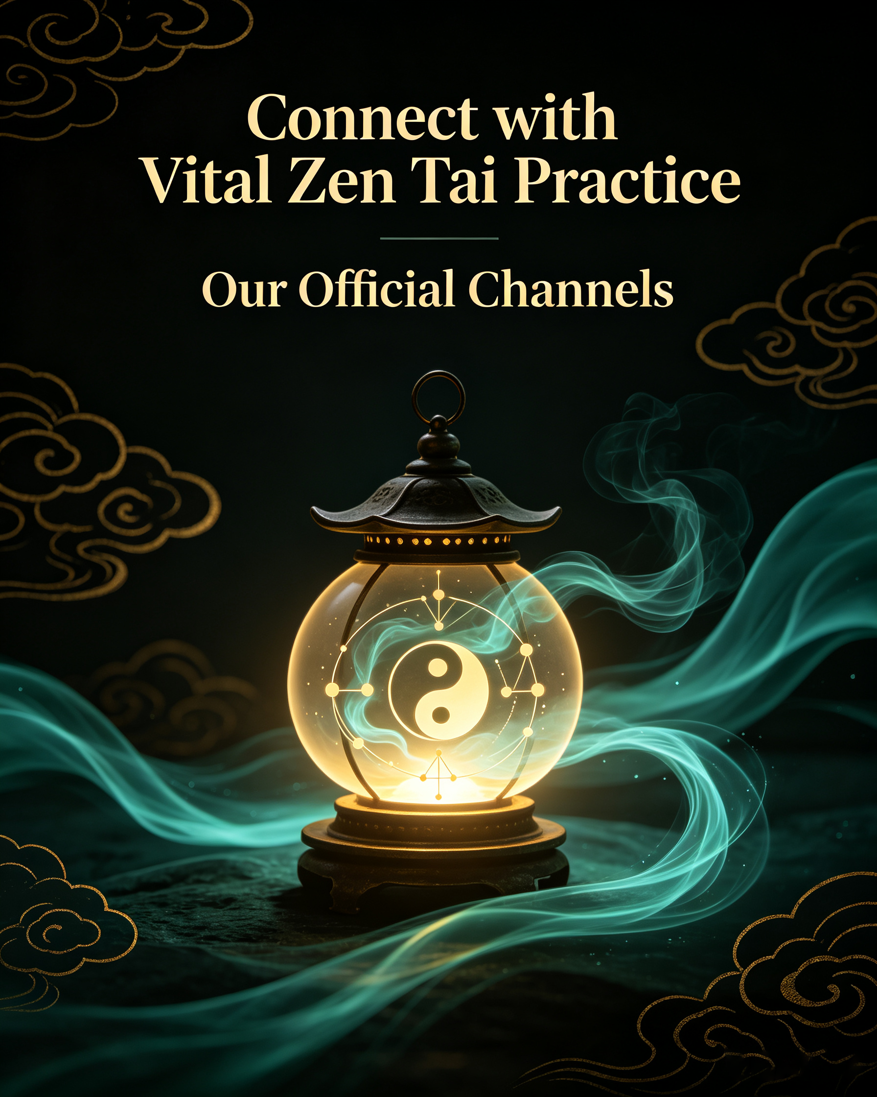 Connect with Vital Zen Tai Practice - Our Official Channels