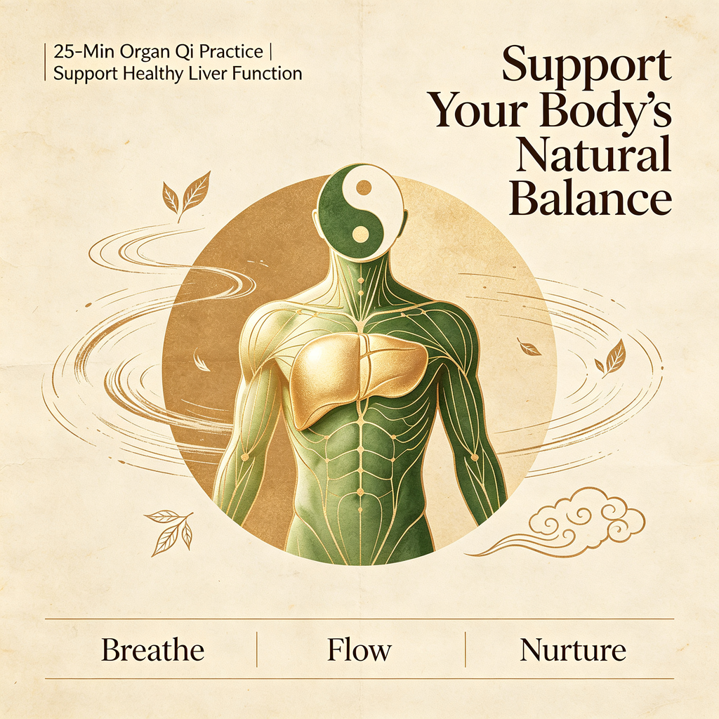 25-Min Organ Qi Practice | Support Healthy Liver Function