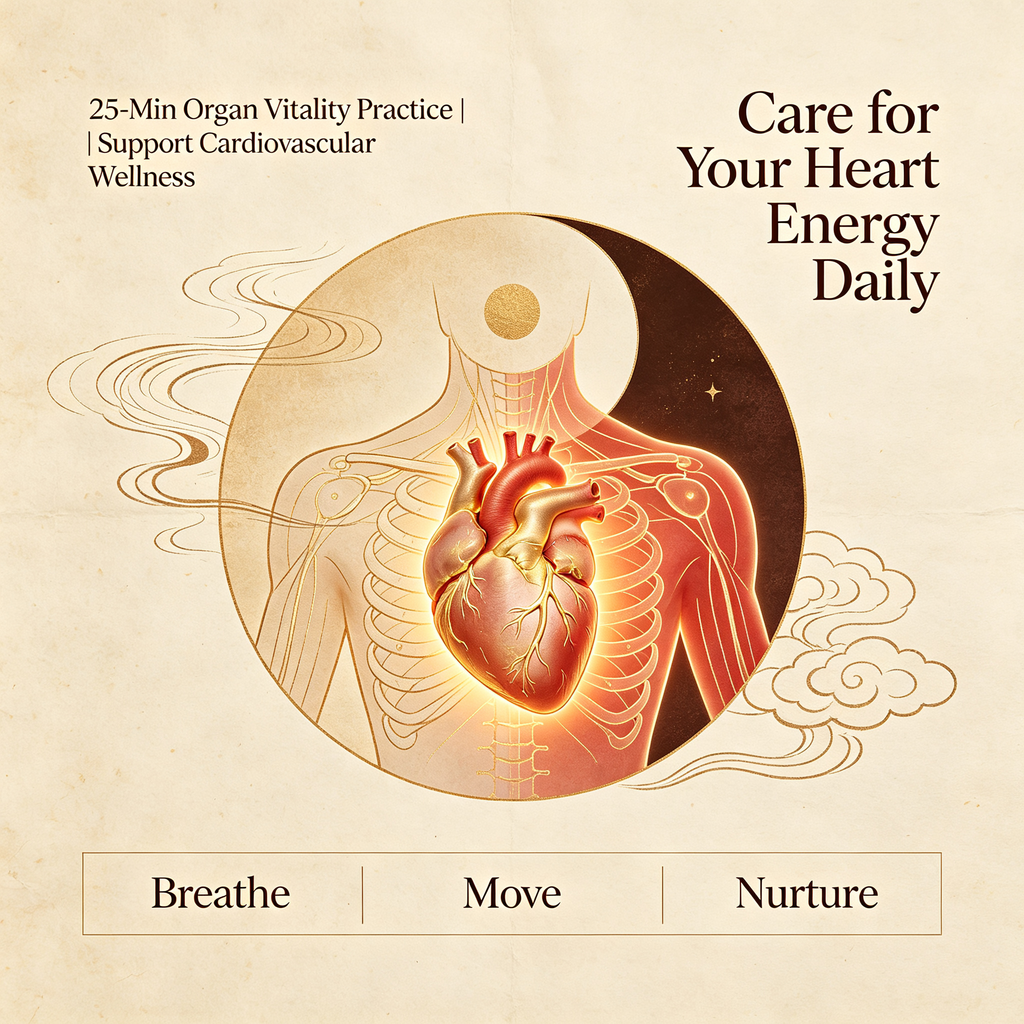 25-Min Organ Vitality Practice | Support Cardiovascular Wellness