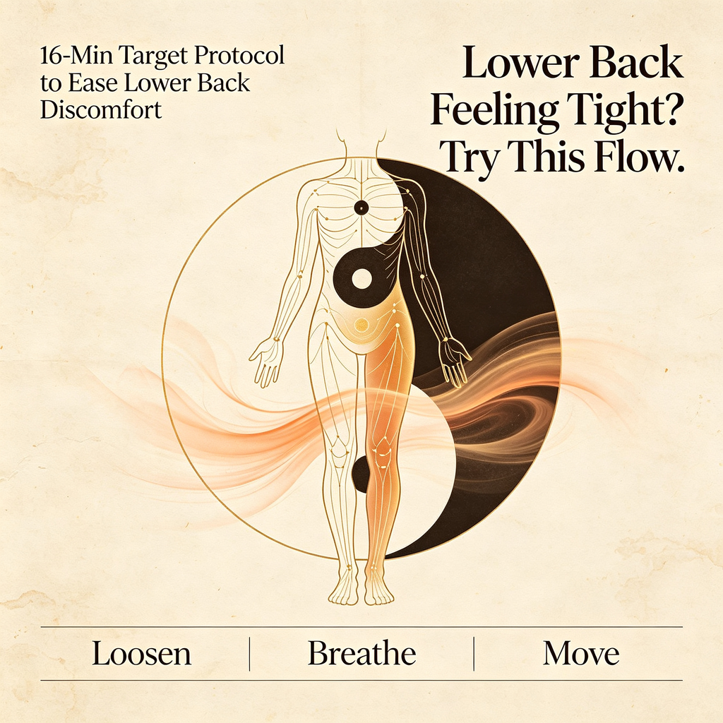 16-Min Target Protocol to Ease Lower Back Discomfort
