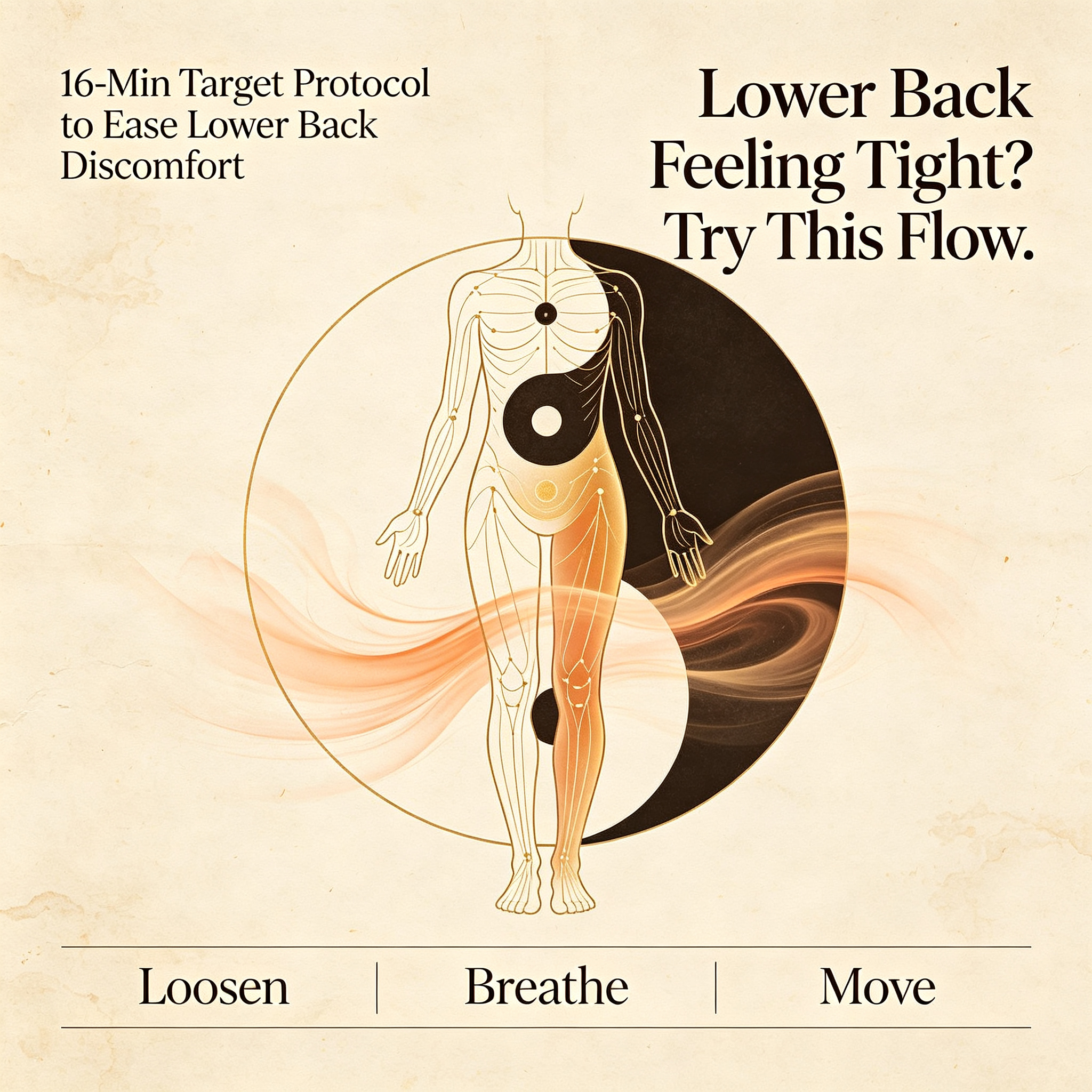 16-Min Target Protocol to Ease Lower Back Discomfort