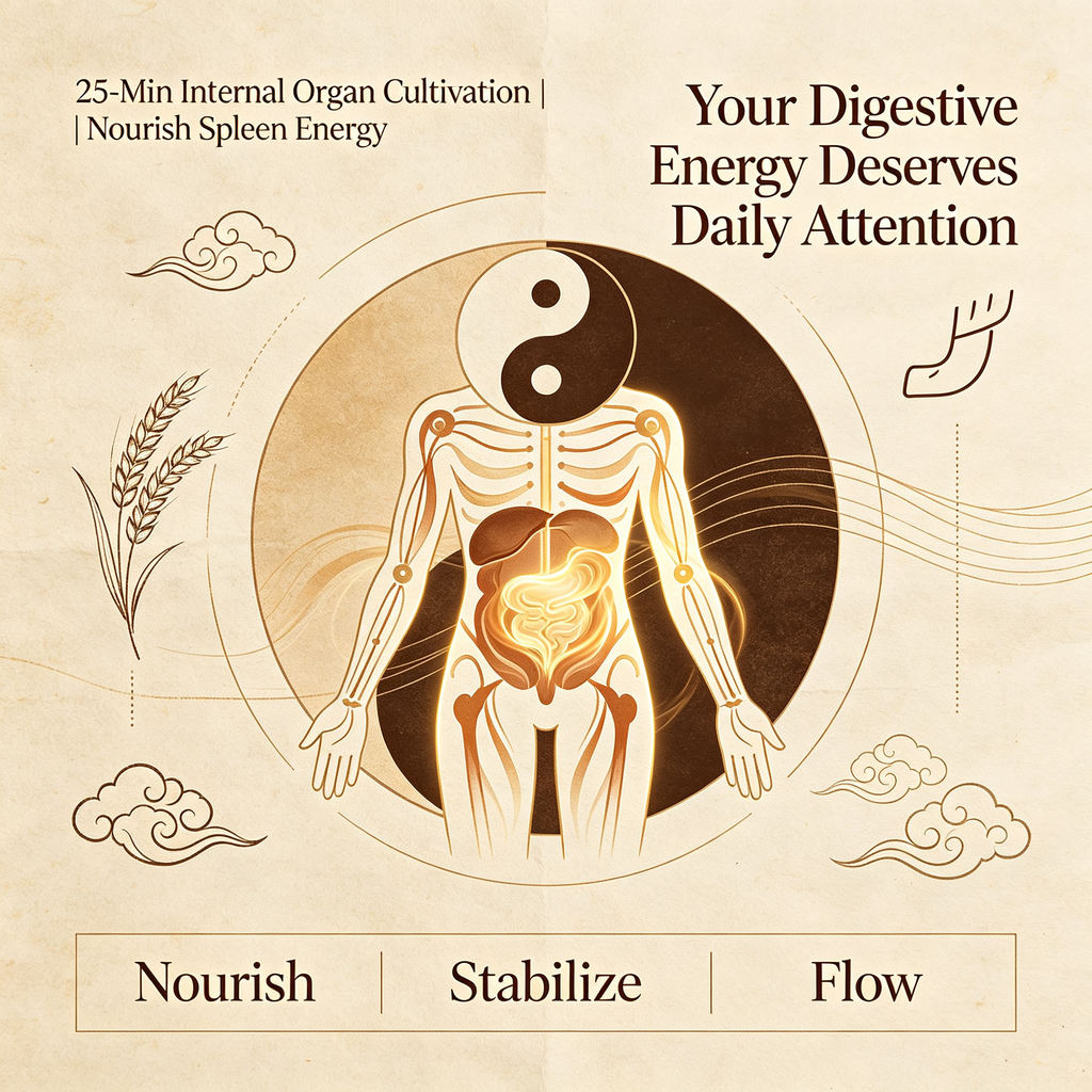25-Min Internal Organ Cultivation | Nourish Spleen Energy