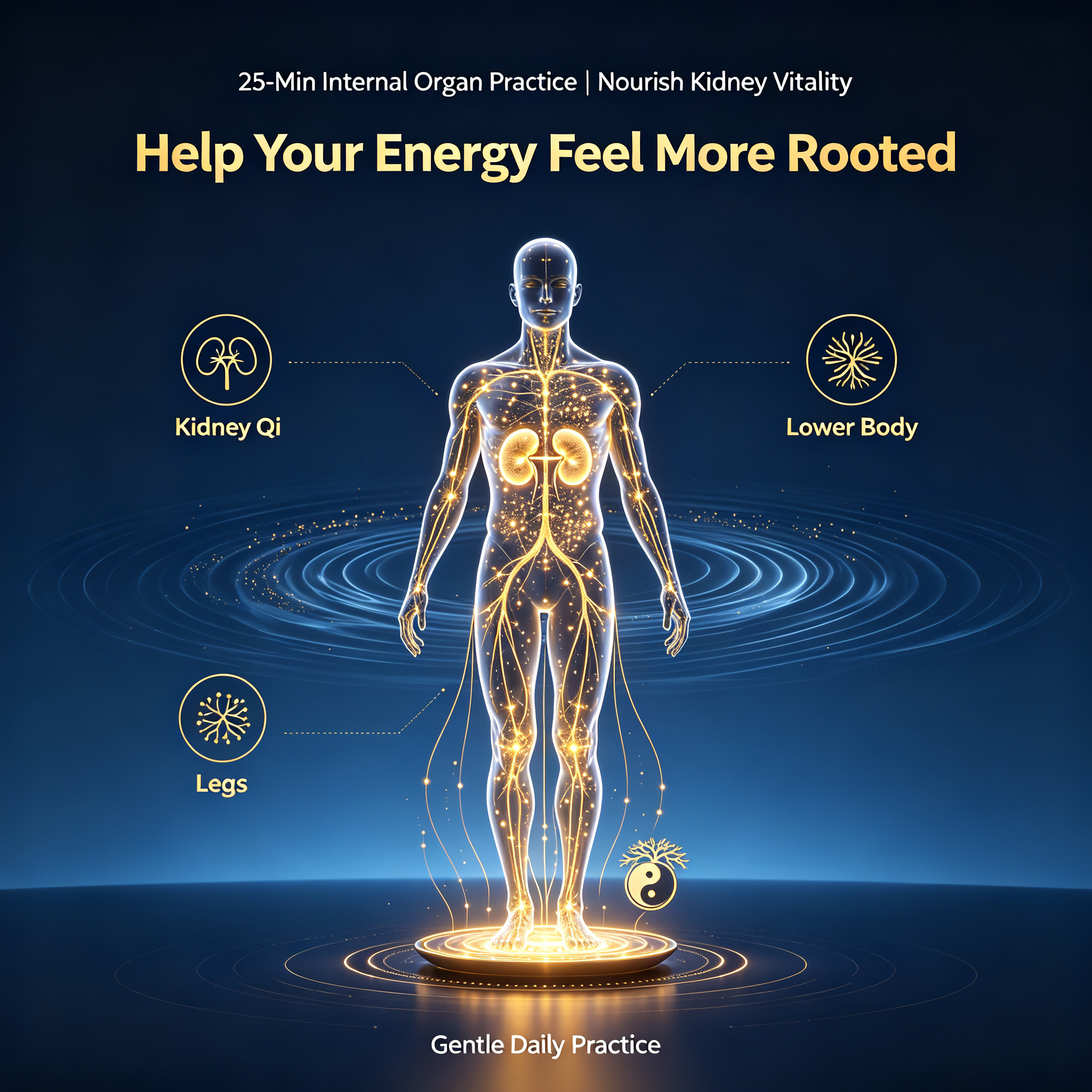 25-Min Internal Organ Practice | Nourish Kidney Vitality