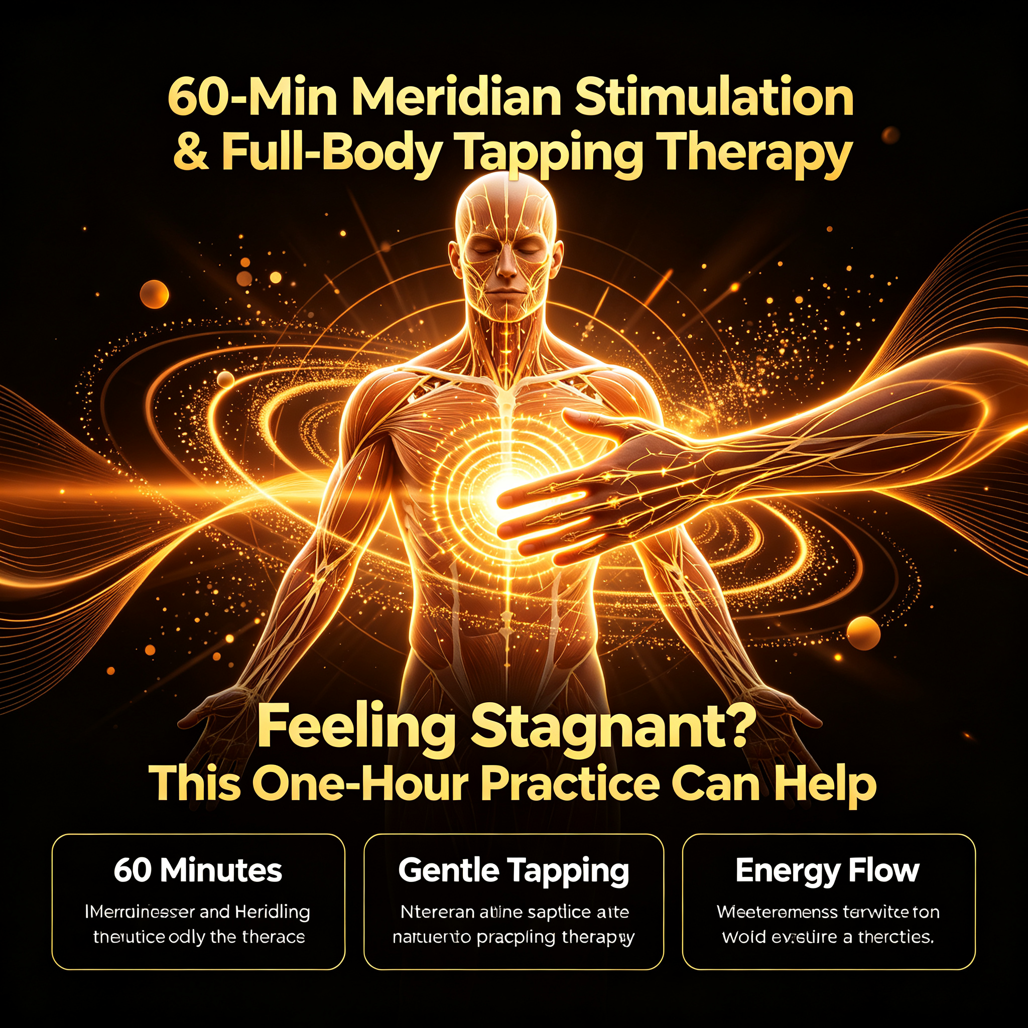 60-Min Meridian Stimulation & Full-Body Tapping Therapy
