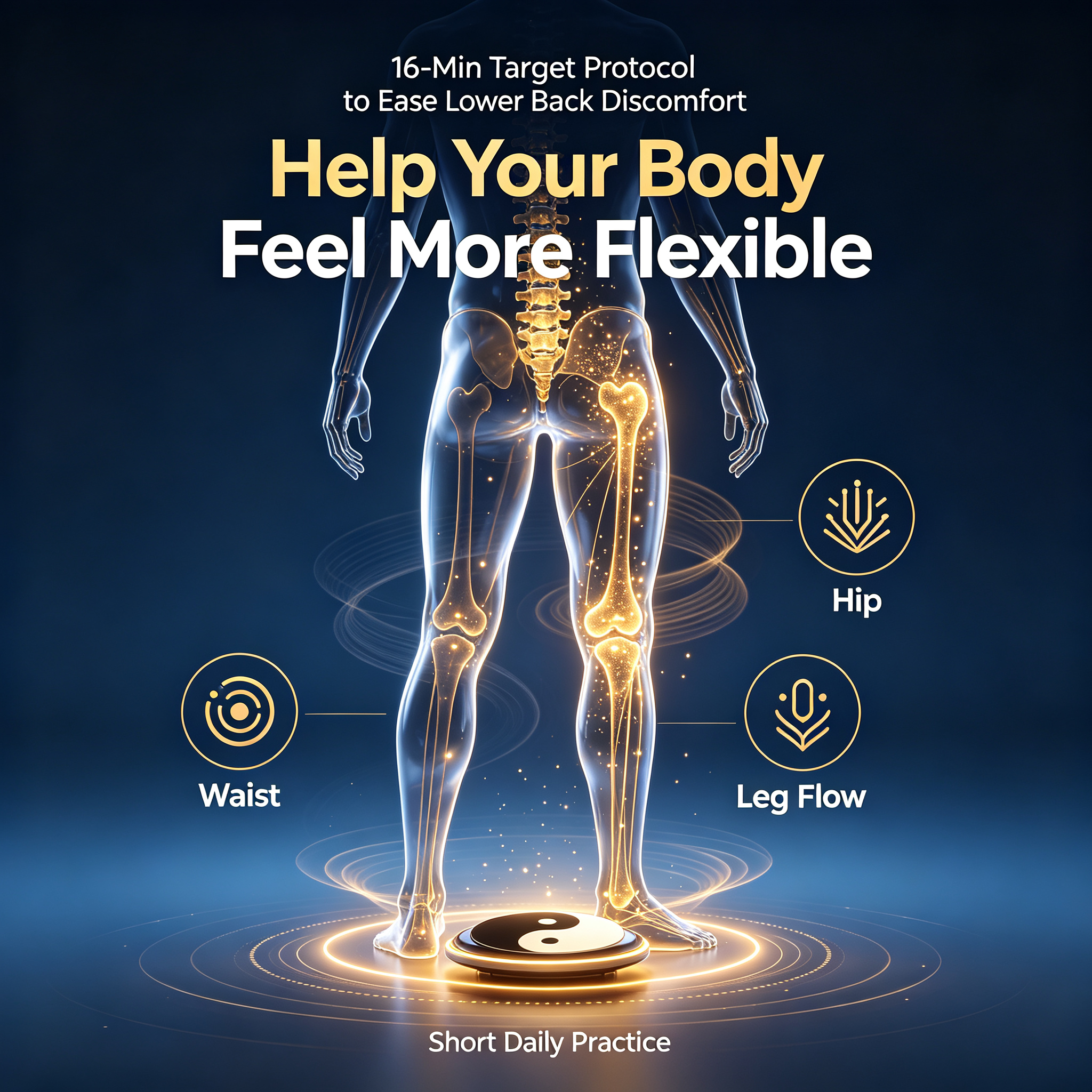 16-Min Target Protocol to Ease Lower Back Discomfort