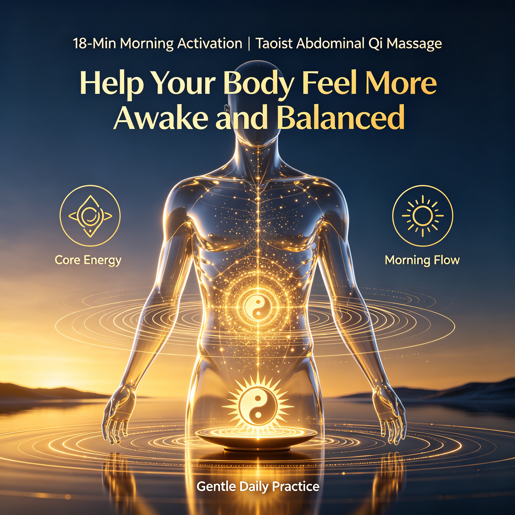 18-Min Morning Activation | Taoist Abdominal Qi Massage