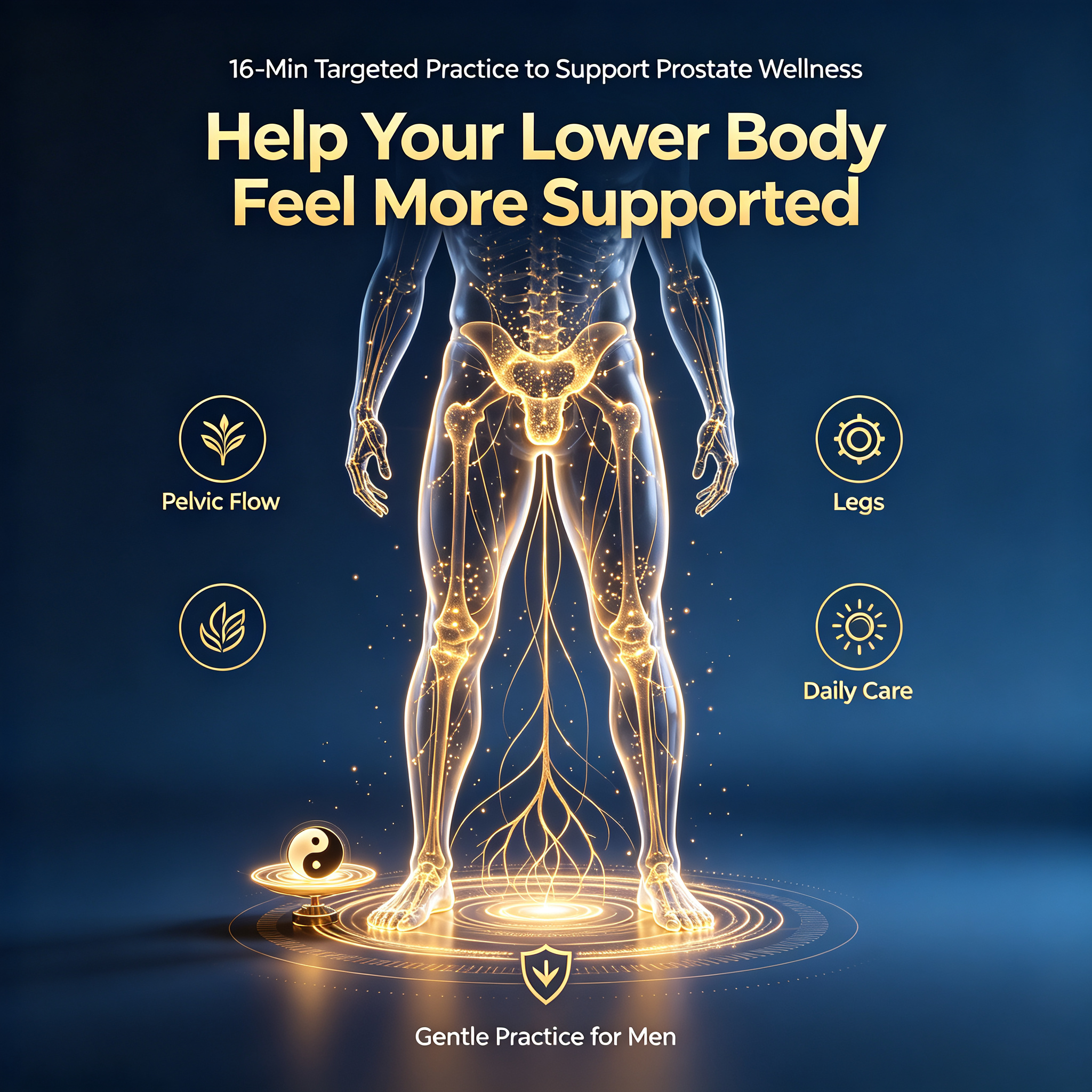 16-Min Targeted Practice to Support Prostate Wellness