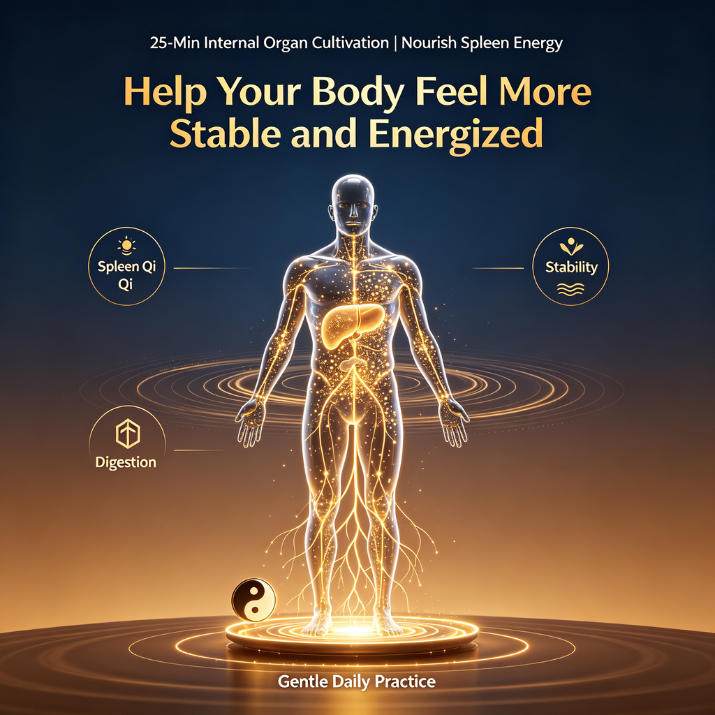 25-Min Internal Organ Cultivation | Nourish Spleen Energy