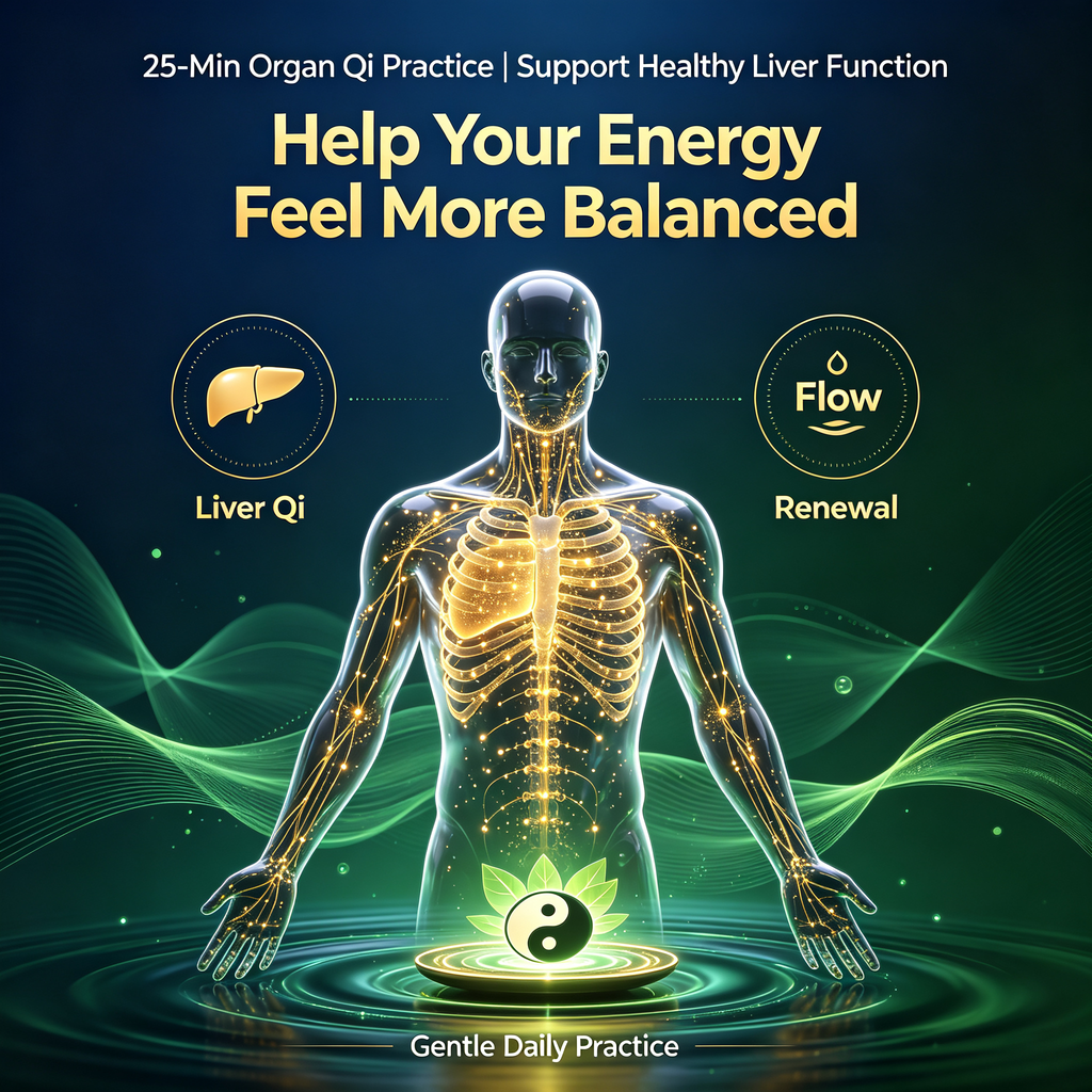 25-Min Organ Qi Practice | Support Healthy Liver Function