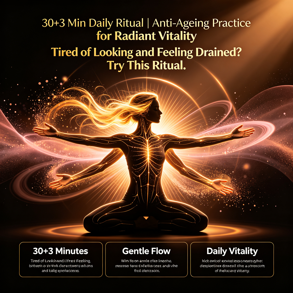 30+3 Min Daily Ritual | Anti-Ageing Practice for Radiant Vitality