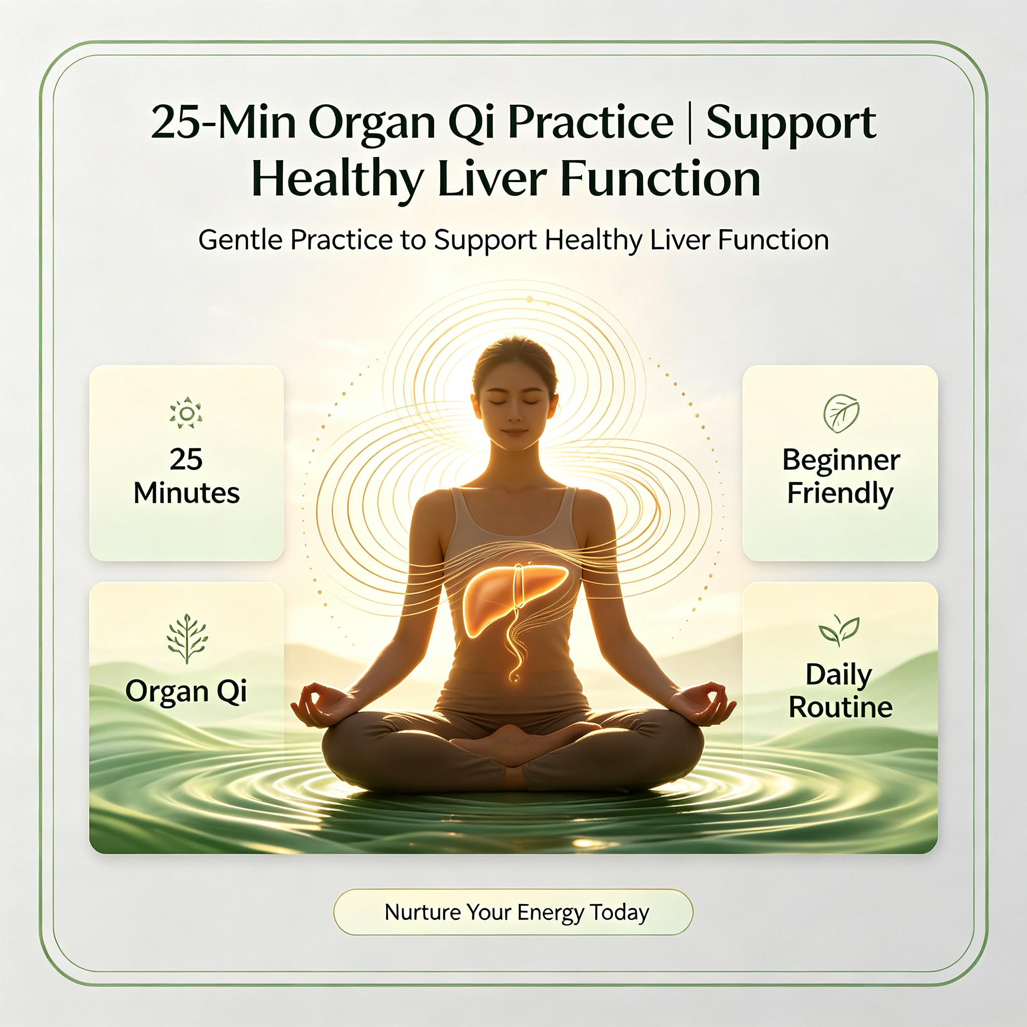 25-Min Organ Qi Practice | Support Healthy Liver Function