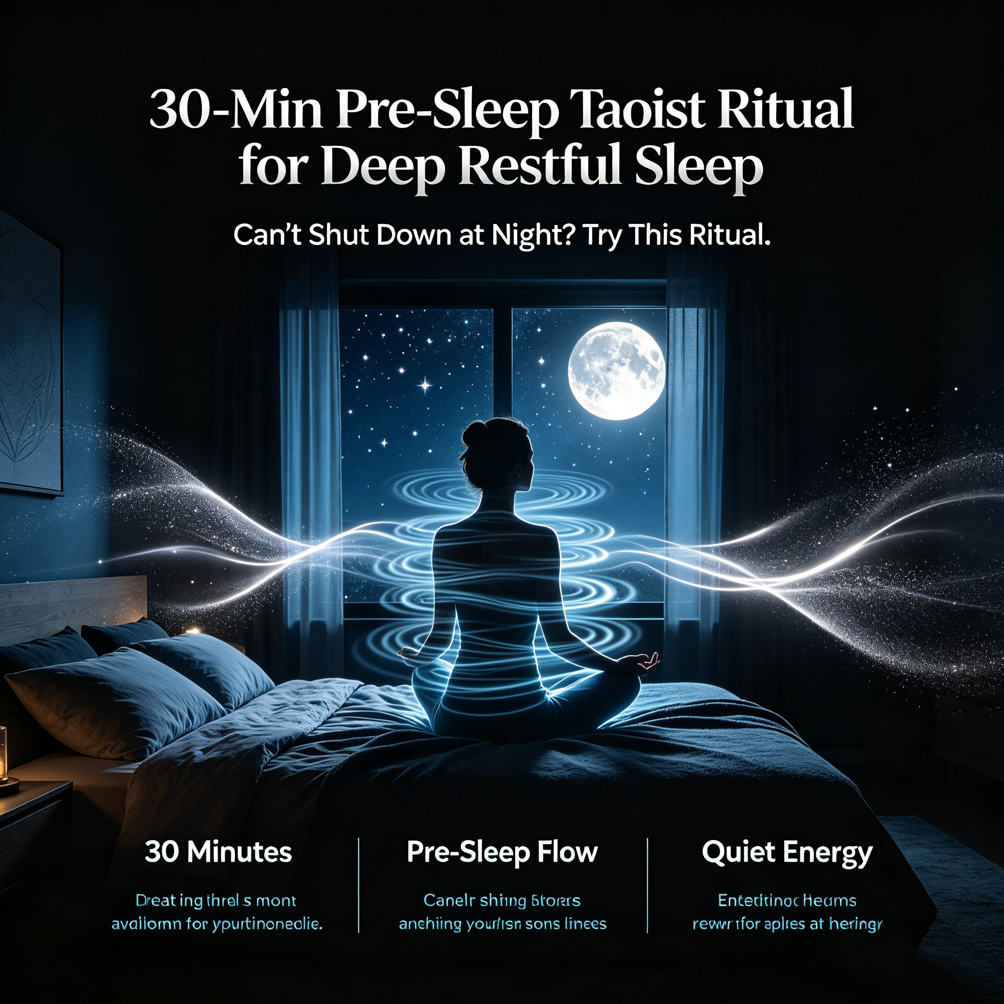 30-Min Pre-Sleep Taoist Ritual for Deep Restful Sleep