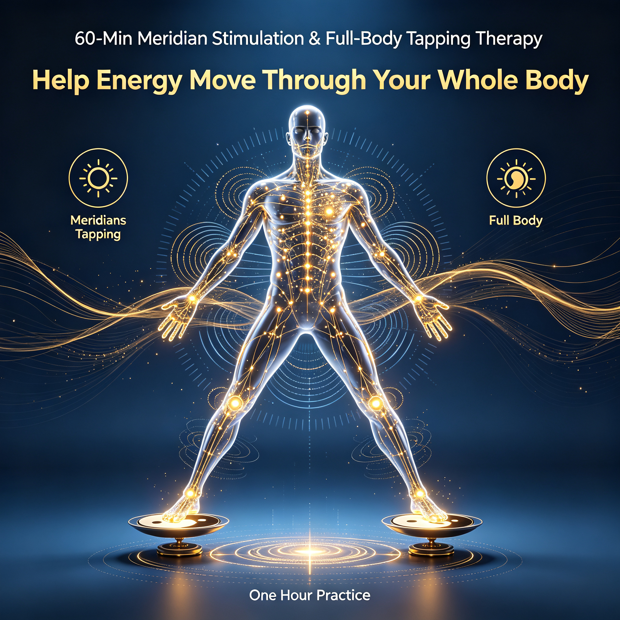 60-Min Meridian Stimulation & Full-Body Tapping Therapy