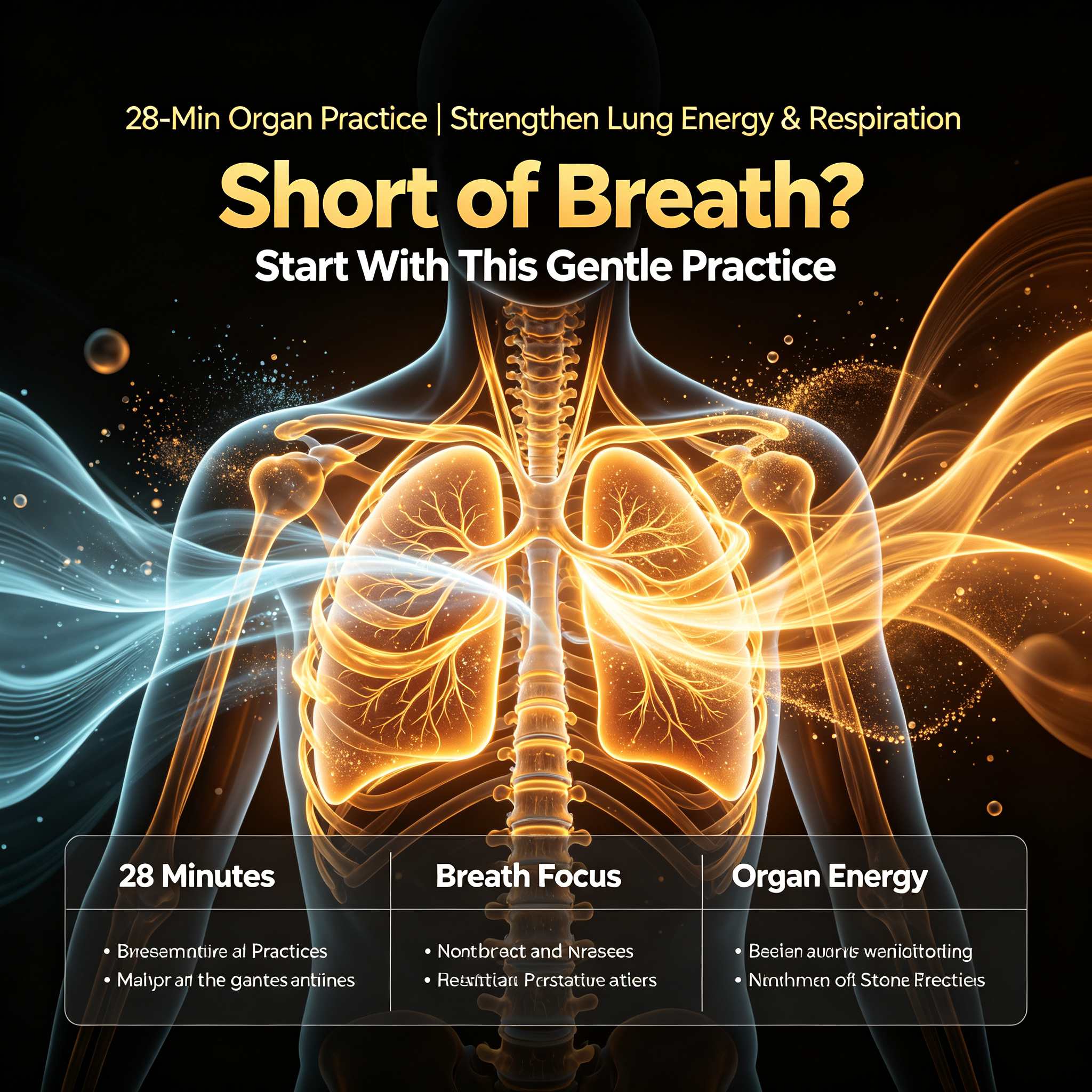 28-Min Organ Practice | Strengthen Lung Energy & Respiration