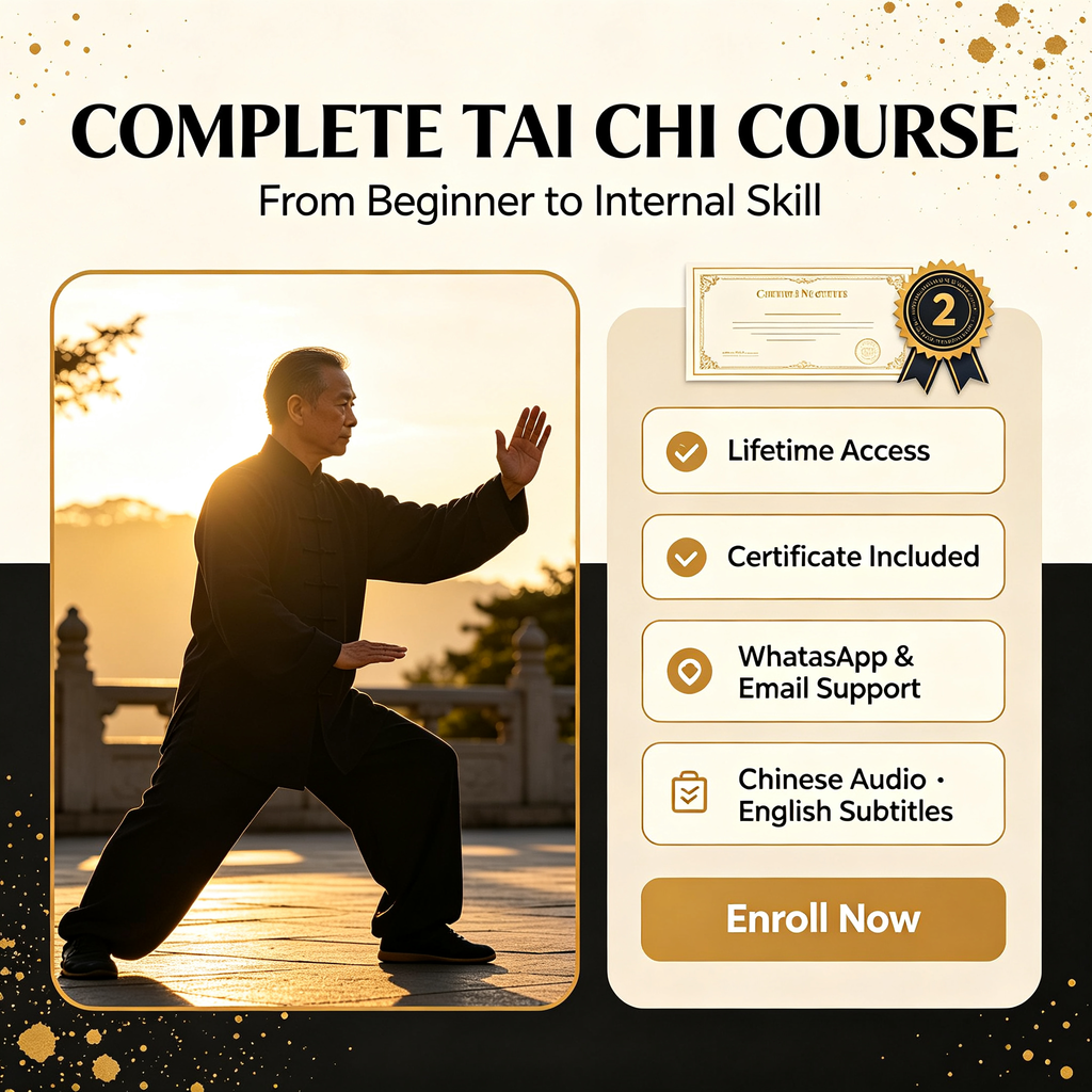 Tai Chi Foundational Training: Tendon-Bone Stretching, Stepping & Internal Silk Reeling Mastery