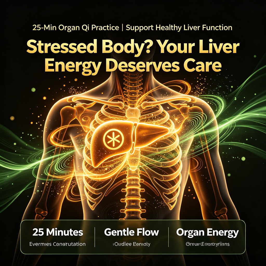 25-Min Organ Qi Practice | Support Healthy Liver Function