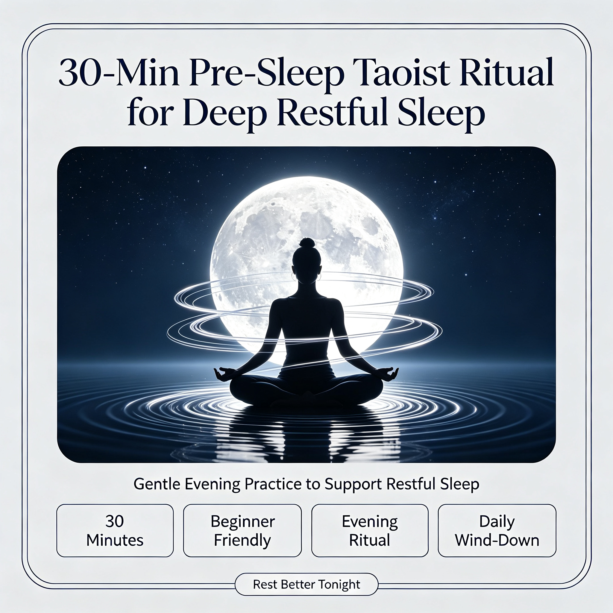 30-Min Pre-Sleep Taoist Ritual for Deep Restful Sleep