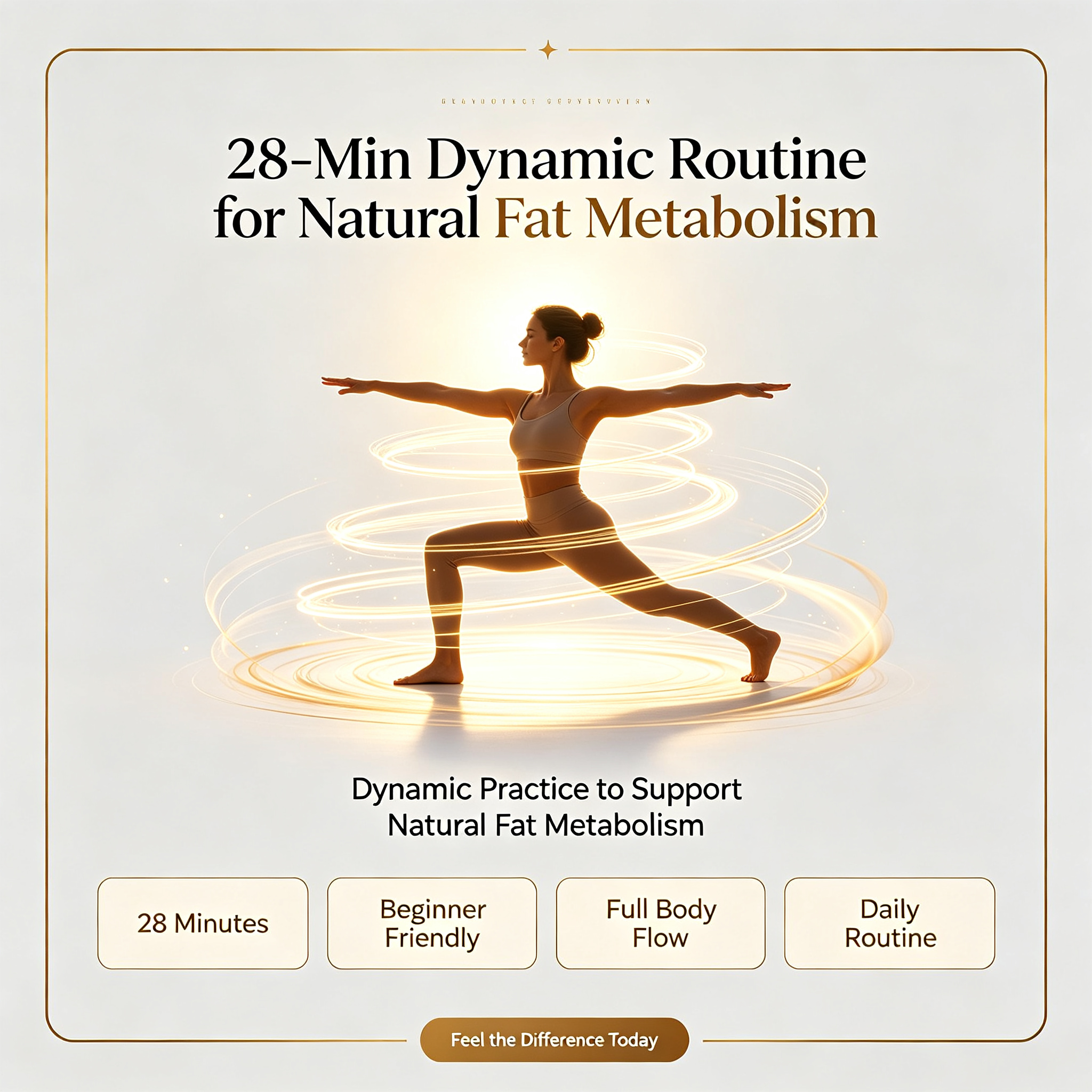 28-Min Dynamic Routine for Natural Fat Metabolism
