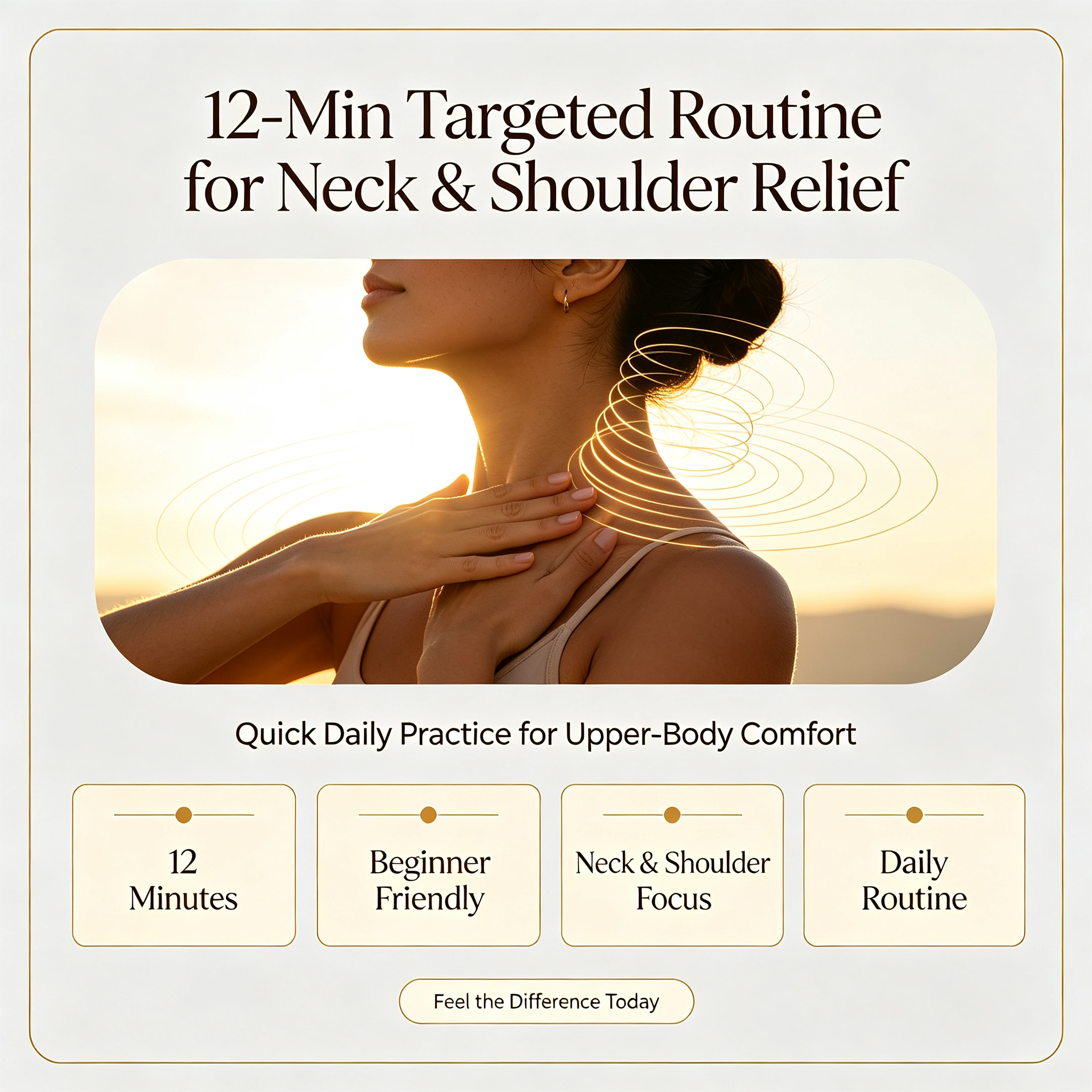 12-Min Targeted Routine for Neck & Shoulder Relief