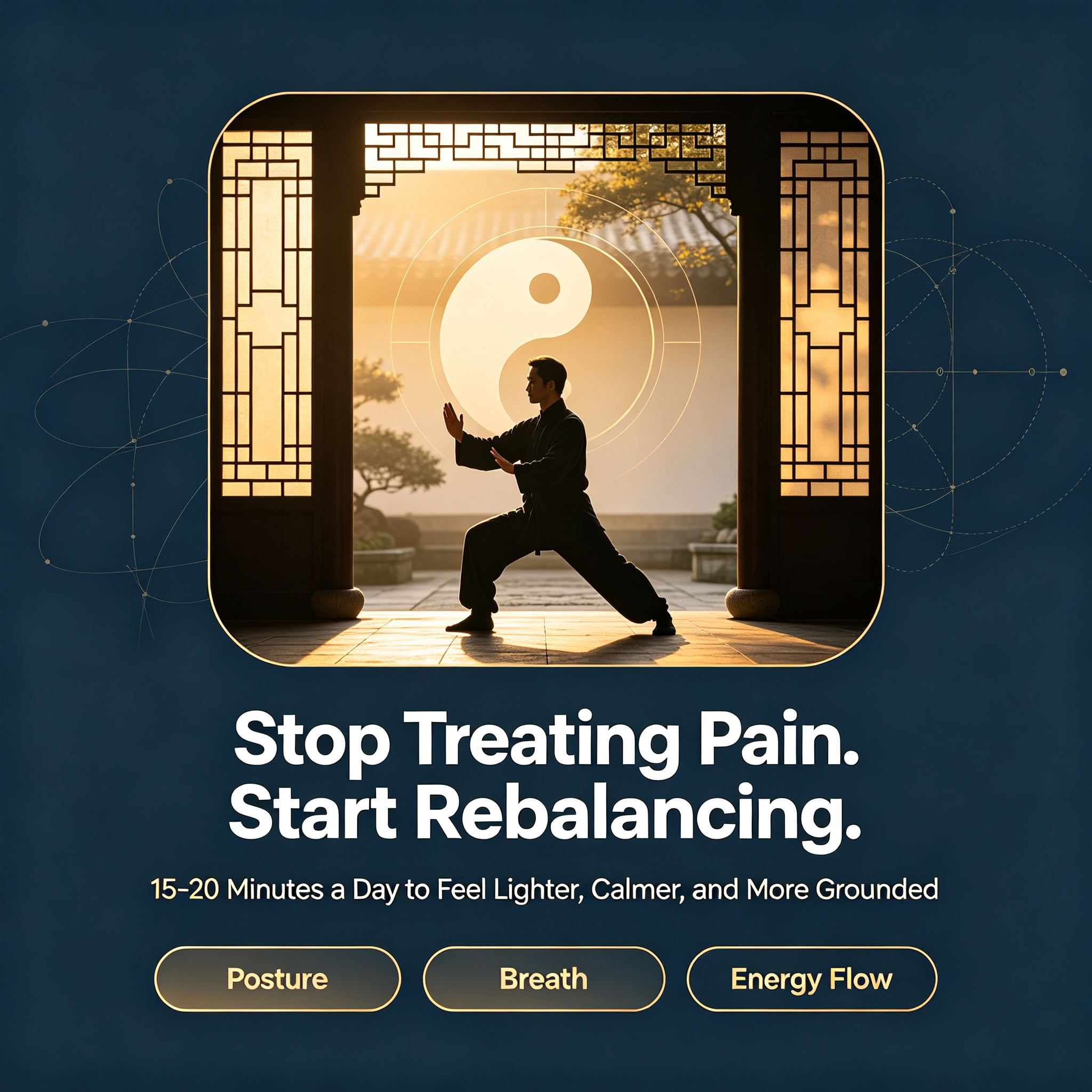 Tai Chi Zhan Zhuang System | 3 Stances Foundation Training for Beginners
