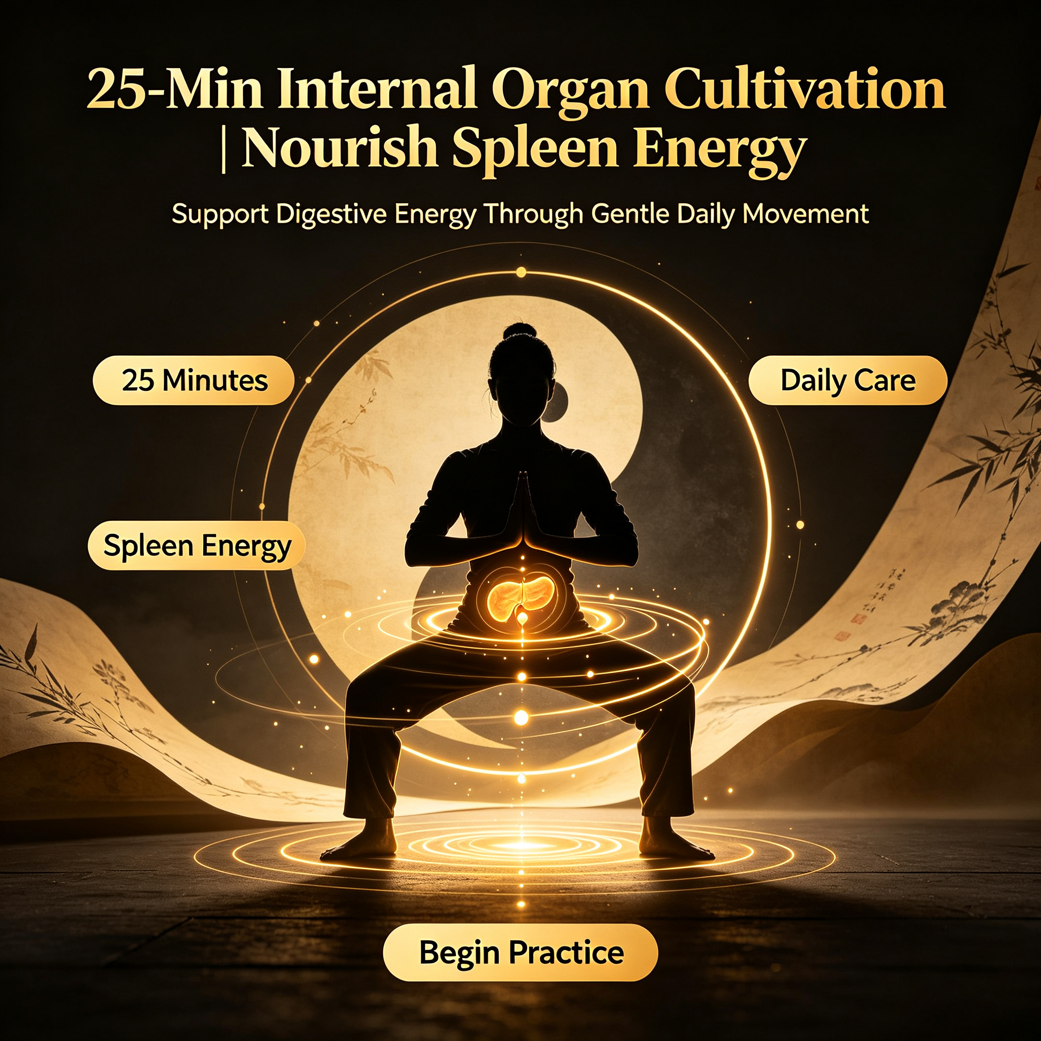 25-Min Internal Organ Cultivation | Nourish Spleen Energy