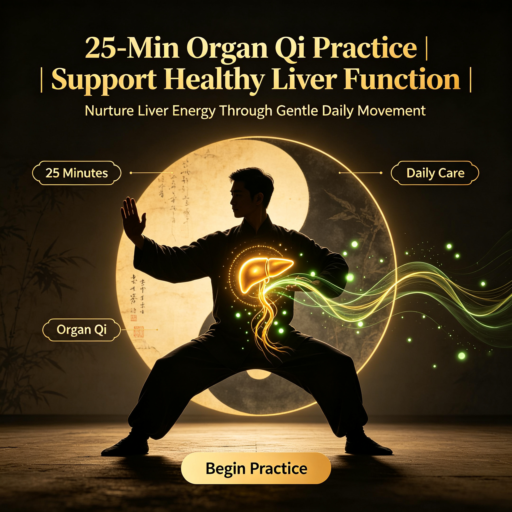 25-Min Organ Qi Practice | Support Healthy Liver Function