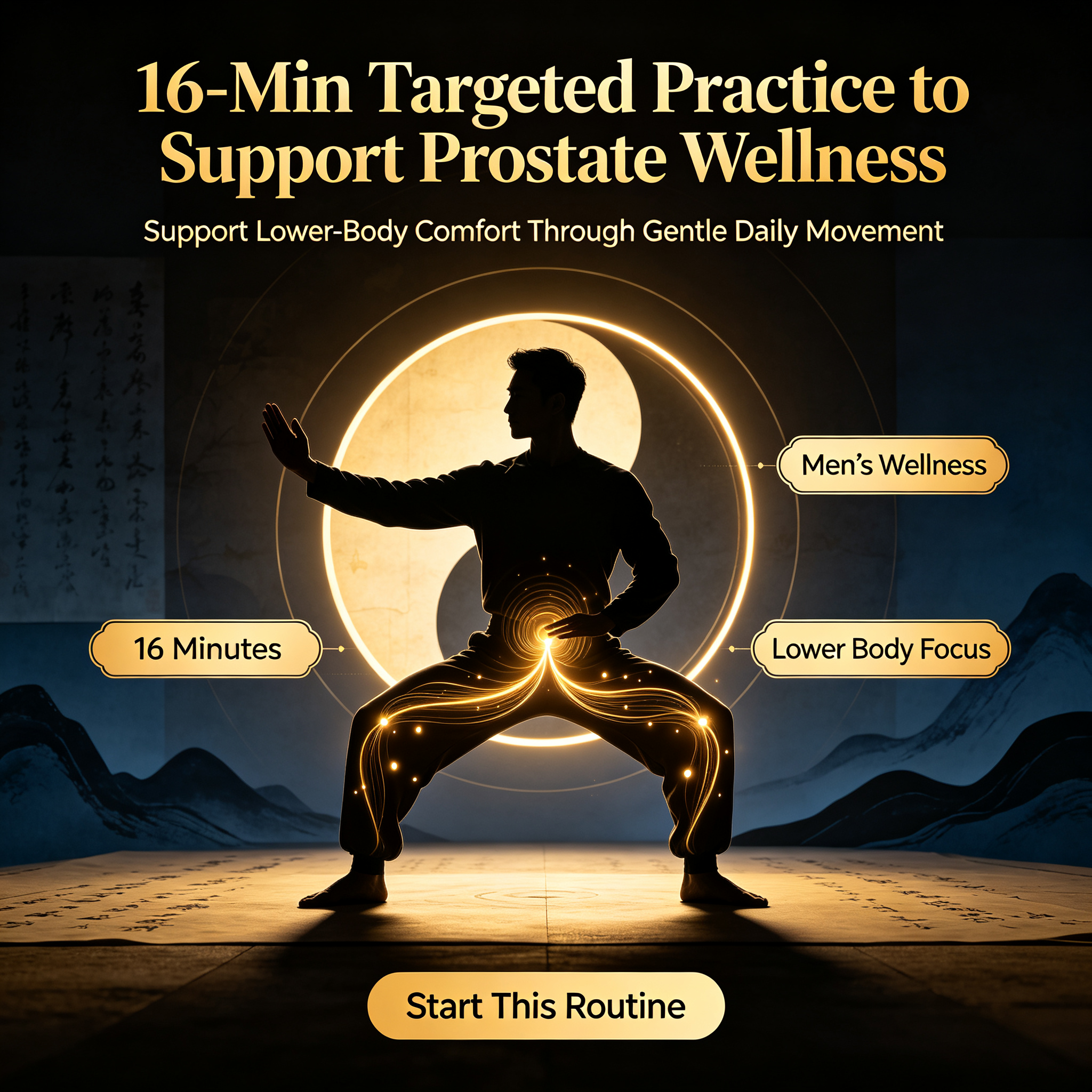 16-Min Targeted Practice to Support Prostate Wellness
